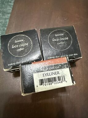 Larenim "Loco Cocoa" mineral powder Eyeliner - lot of 3